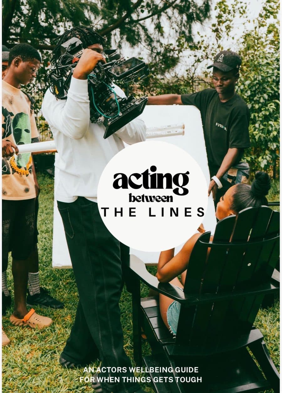 The Wellbeing Guide cover: an actor's wellbeing guide for when things get tough